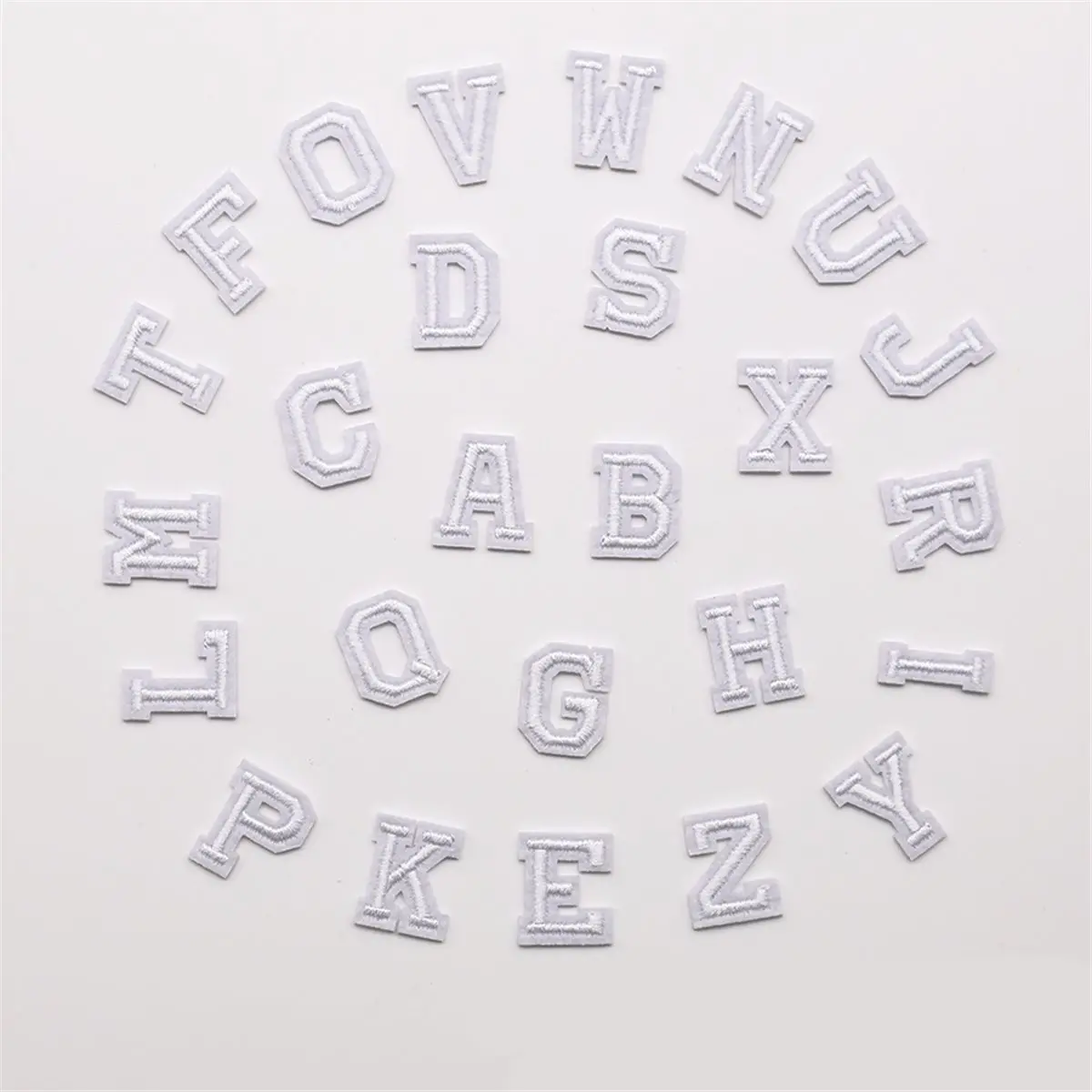 104Pcs Alphabet A - Z Patches, Iron on Sew on Letters for Clothing, Hats, Shoes, Backpacks, Handbags, Jeans Etc.