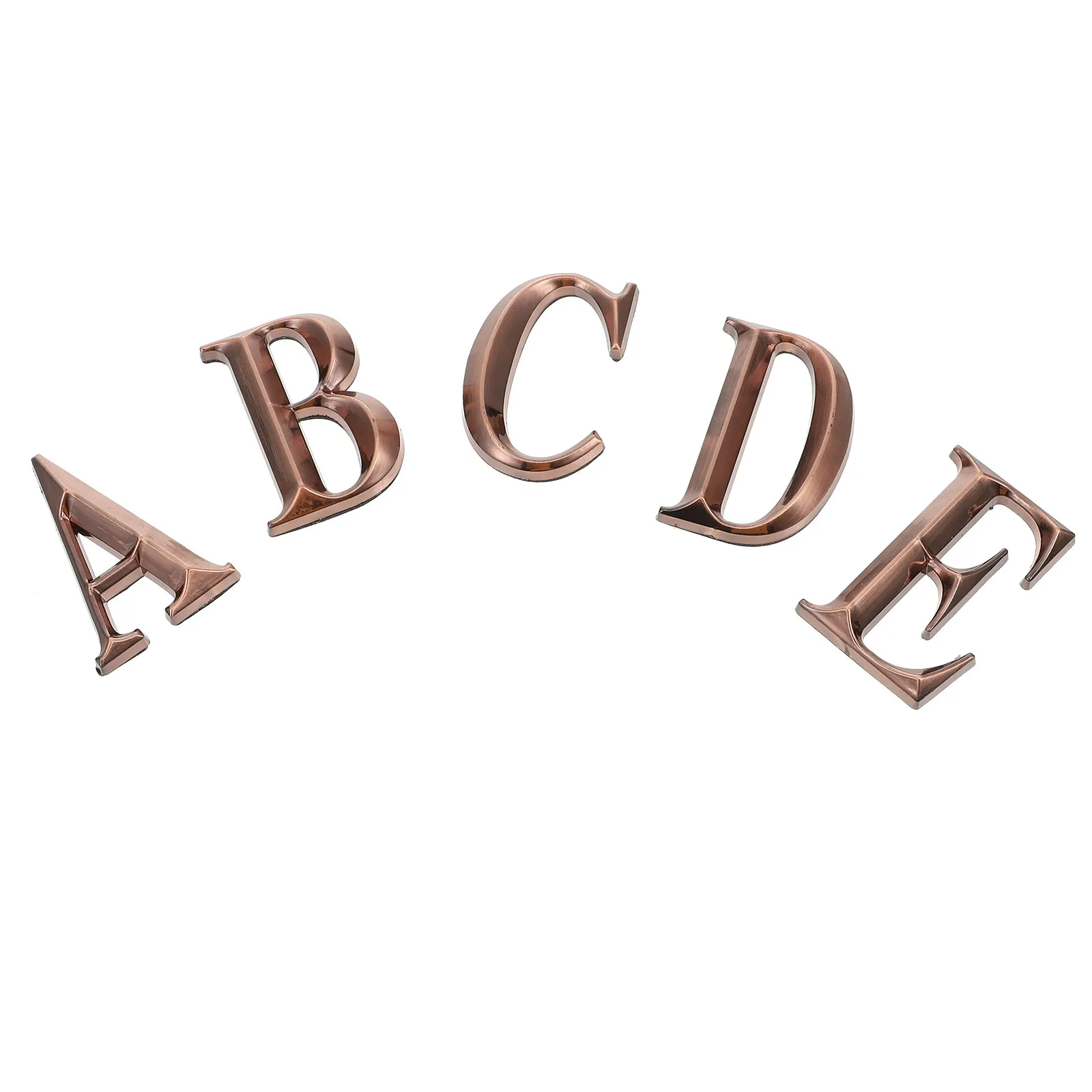 Self Adhesive Door Number Sticker 3D Address Plaque Modern Wall Decorative Number for Home Office Hotel Mailbox