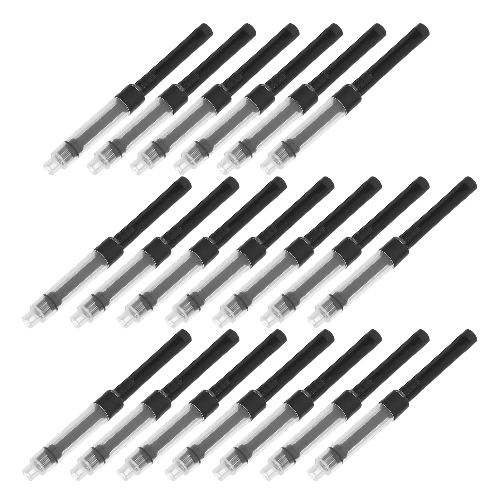 

20 шт. многоразовых конвертеров для чернил для перьевых ручек: универсальная совместимость, элегантный компактный дизайн, инструмент для быстрого и простого заправления чернил в перьевые ручки