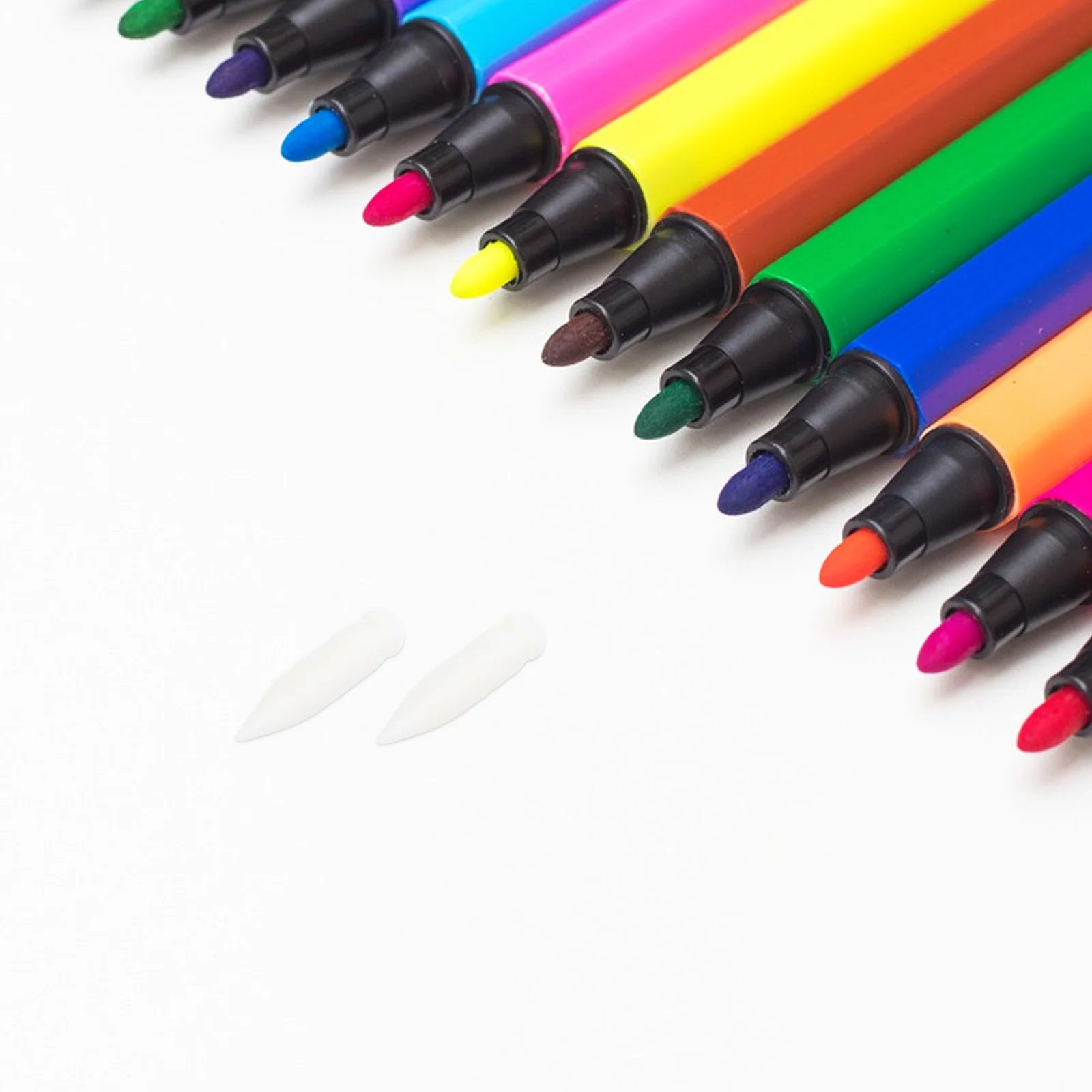 

10pcs Paint Pen Nibs Replacement 0.4Mm Soft Tip Nylon Marker Points For Drawing Painting Art Supplies Durable Wear-Resistant