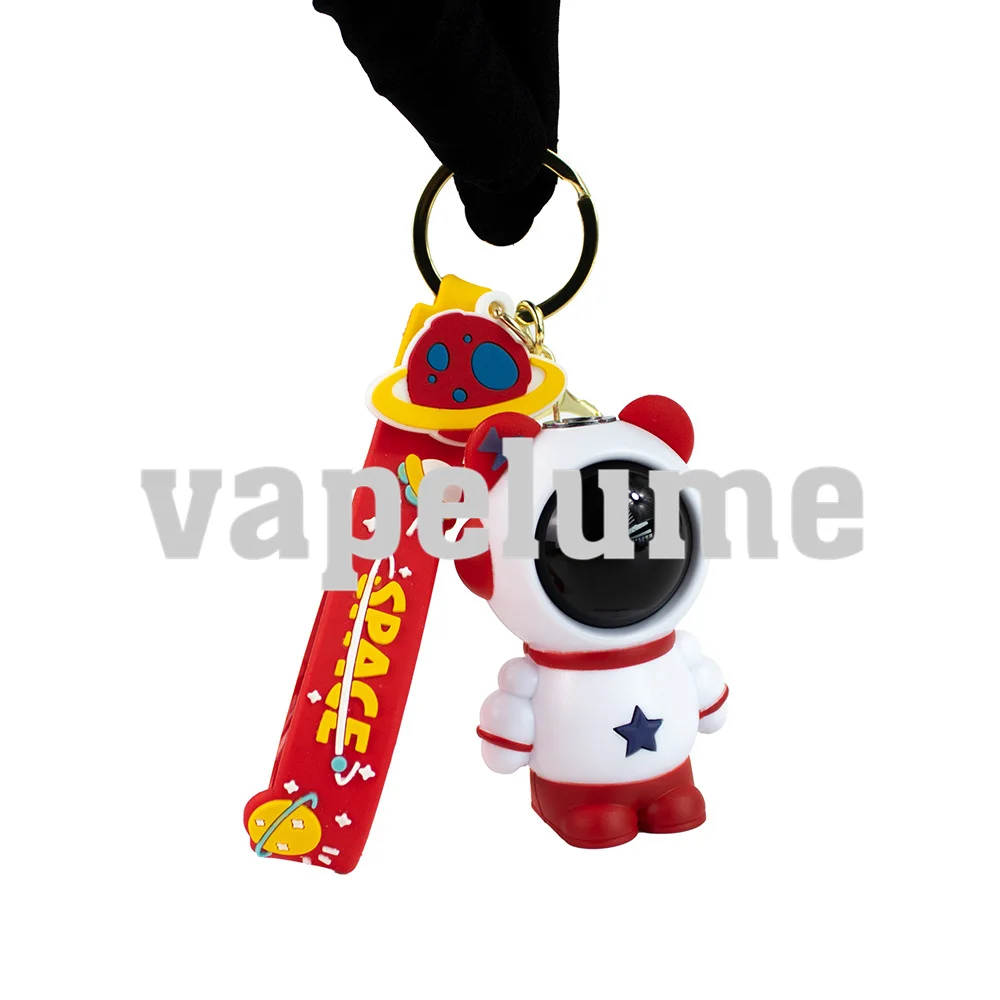 1PC Spaceman Rechargable Battery 510 Threaded Cart Base Preheat Pen with Screen 3 Levels Pods Key Chain Lobster Clasp Gift Set