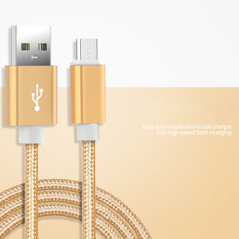 نايلون نسج USB نوع C كابل شحن سريع ، اكسسوارات الهاتف المحمول ، شاحن لسامسونج ، شاومي ، هواوي ، ممن لهم ، 1.0 متر