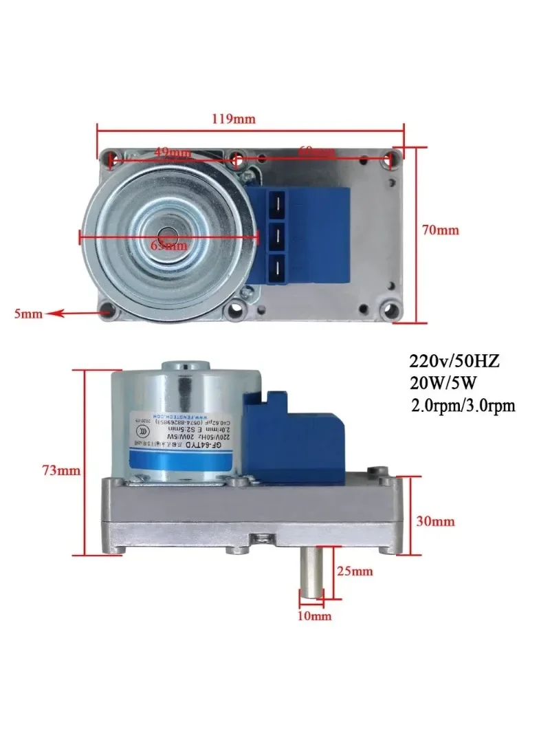 pellet stove auger motor wood pellet motor for 220v 2 3.5 rpm auger feed motor motoreductor