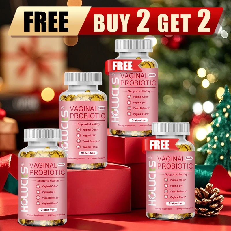 

HOLUCKS Probiotic Capsules, Support Vaginal Odor Control, Healthy pH Balance, Intimate Flora & Digestive Wellness for Women