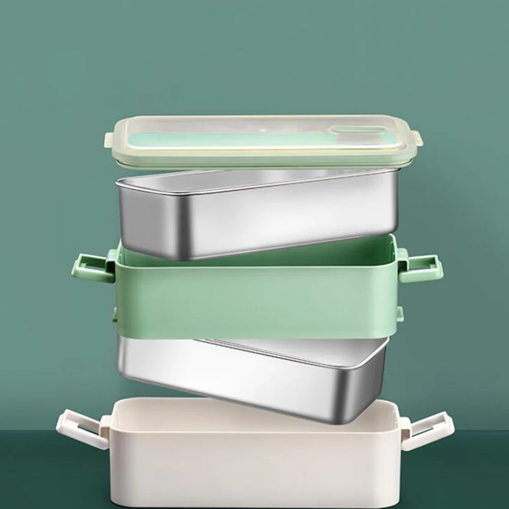 Stainless Steel Lunch Box Lunchbox Storage Containers Japanese-style Adult Baby