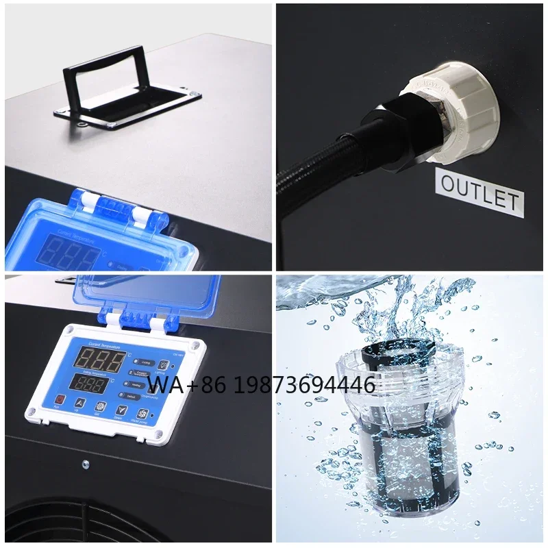 

1 Ozone Cold Plunge Water Chiller Sports Recovery Ice Bath with Chiller and Filter