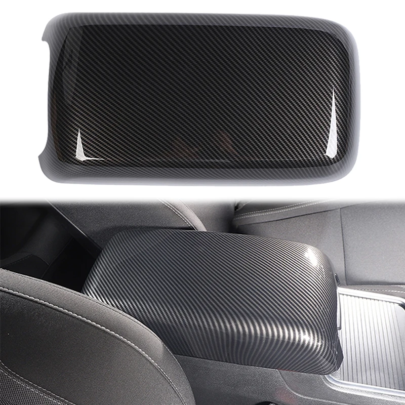 

Car Armrest Box Panel Decoration Cover Trim for Dodge Charger Chrysler 300/300C 2011-2023 Carbon Fiber Auto Interior Accessories