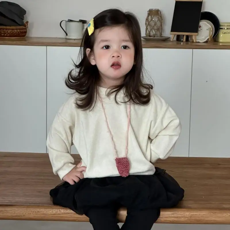 

2025 Autumn New Baby Long Sleeve Casual Sweatshirt Cotton Infant Toddler Loose Pullover Boys Girls Heart Letter Print Sweatshirt