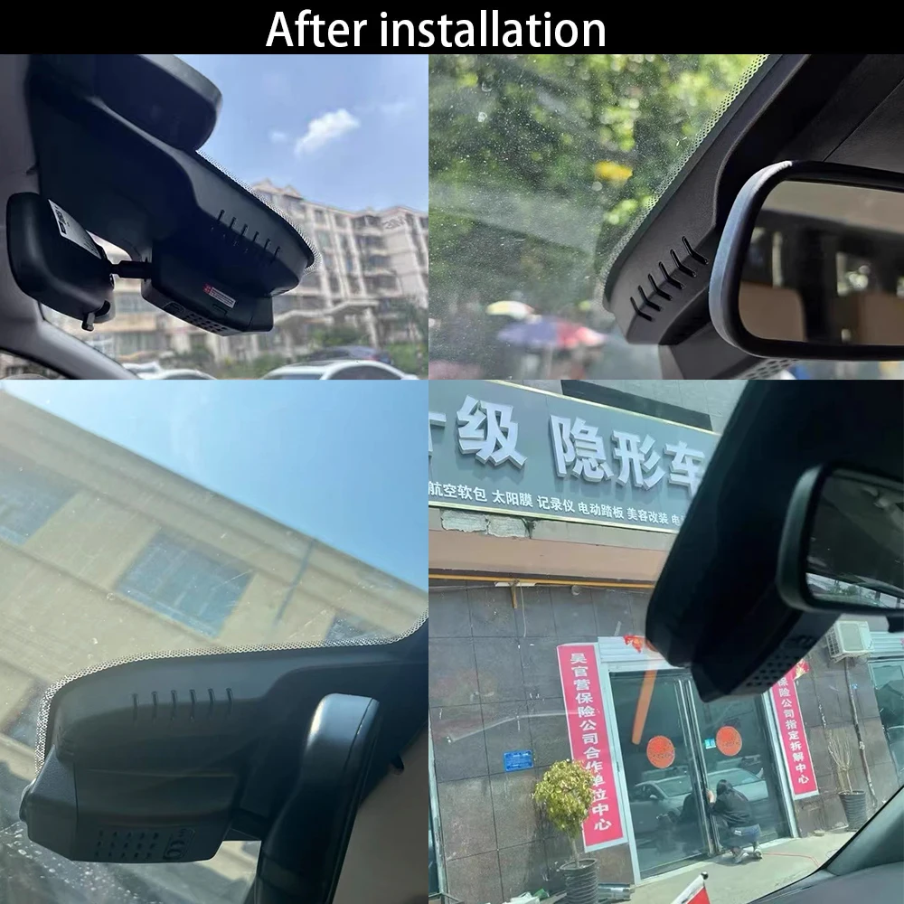 ZJCGO 4K DVR Dash Cam Wifi Telecamera anteriore posteriore 24 ore Monitor per Ford Transit MK8 Tourneo T Series StreetScooter Work XL Facelift