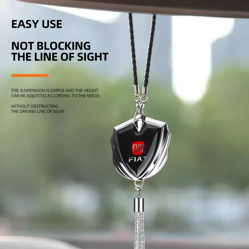 المعلقات مرآة الرؤية الخلفية للسيارات اكسسوارات الديكور الداخلي للسيارة لشركة فيات بونتو 500 برافو كروما تيبو باندا أونو أبارث 124