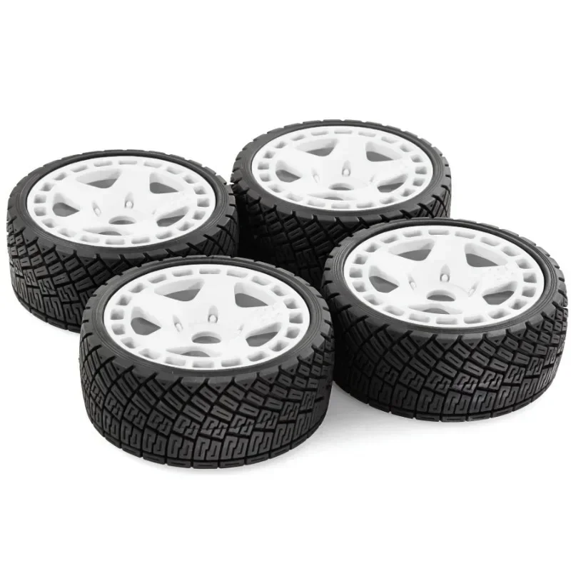 

4pcs 100mm 1/7 1/8 RC Rally Off-Road Buggy Tires Wheel 17mm Hex for ARRMA Trxs Redcat Team Losi Kyosho HPI WR8 HSP RC Car