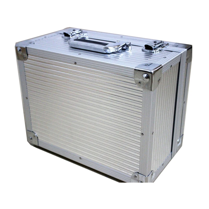 Super Strong and Durable Thickened Aluminum Tool Box Iinstrument and Equipment Display Tool Case Storage Bag With Foam