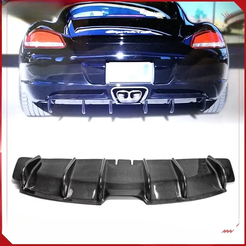 

For Porsche Porsche Cayman 987.2 Carbon Fiber Modification EPA Rear Lip Spoiler BaseplateCar Modification Parts