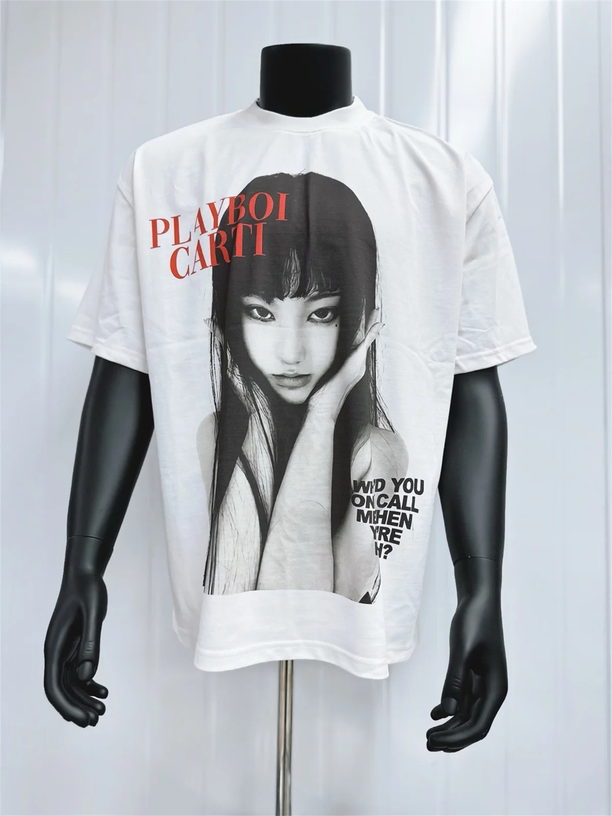 

25SS Japanese Style Big Face Vintage Retro High-Street Print Casual Loose Round Neck Short Sleeve Tops T-Shirt For Men