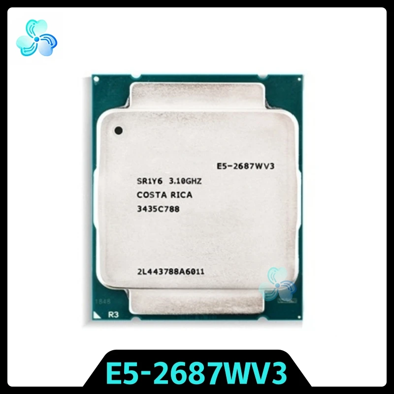 Xeon E5-2687WV3 CPU SR1Y6 10-Cores 20-Thread 3.1GHz 25MB 22nm 160W LGA2011-3 E5 2687W V3 CPU Processor E5 2687WV3