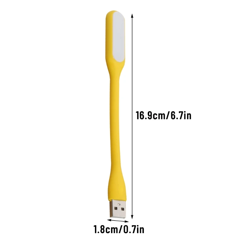 Mini lámpara LED Flexible USB portátil, lámpara ahorro energía para teclado ordenador portátil, Banco energía,