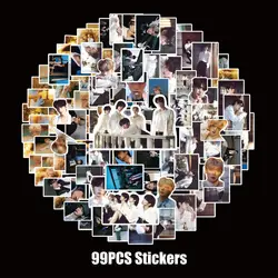 99pcs Kpop Stickers Waterproof Stickers Pack minisode 3 Album Photocard Label Stickers New Album Photo Stickers Decors