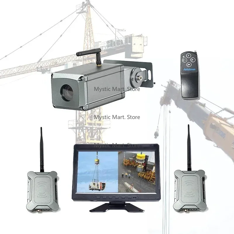 

Wireless Crane Zoom Camera Hook Monitoring System for Tower Jib Crawler Truck Mobil Crane