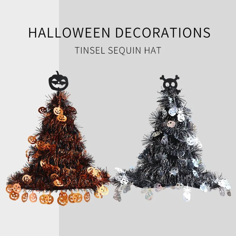 Halloween Witch Pumpkin Hat Decorative Ornament Outdoor Yard Front Door Home Garden Party Decoration Supplies