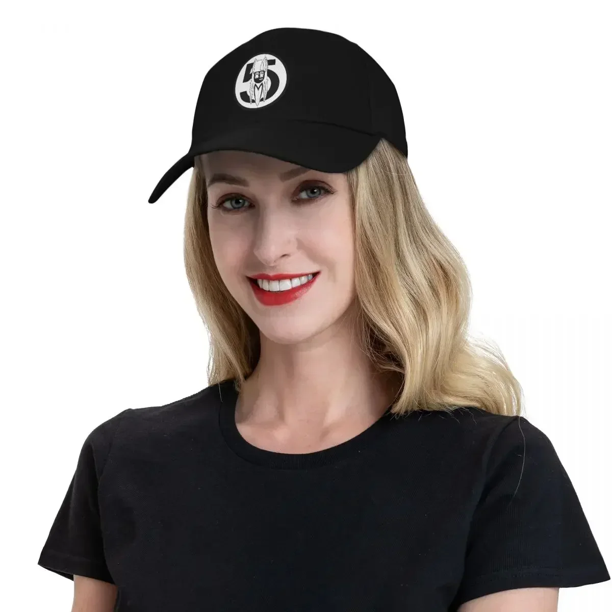 New Speed Racer - Mach 5 Car Top - Circle - Vintage Retro Distressed White Baseball Cap Tea Hat |-F-| For Men Women's view 5