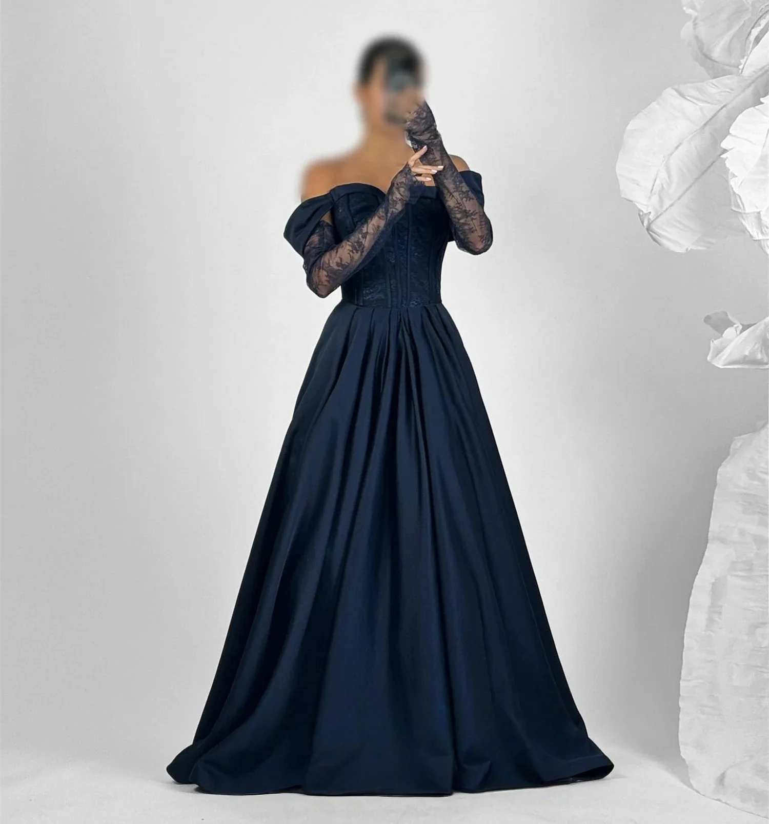 

Черное платье с длинными рукавами на заказ Вечерние платья Pastrol Унисекс Джерси Ретро Дубай Саудовская Аравия Израиль Пром по индивидуальному заказу