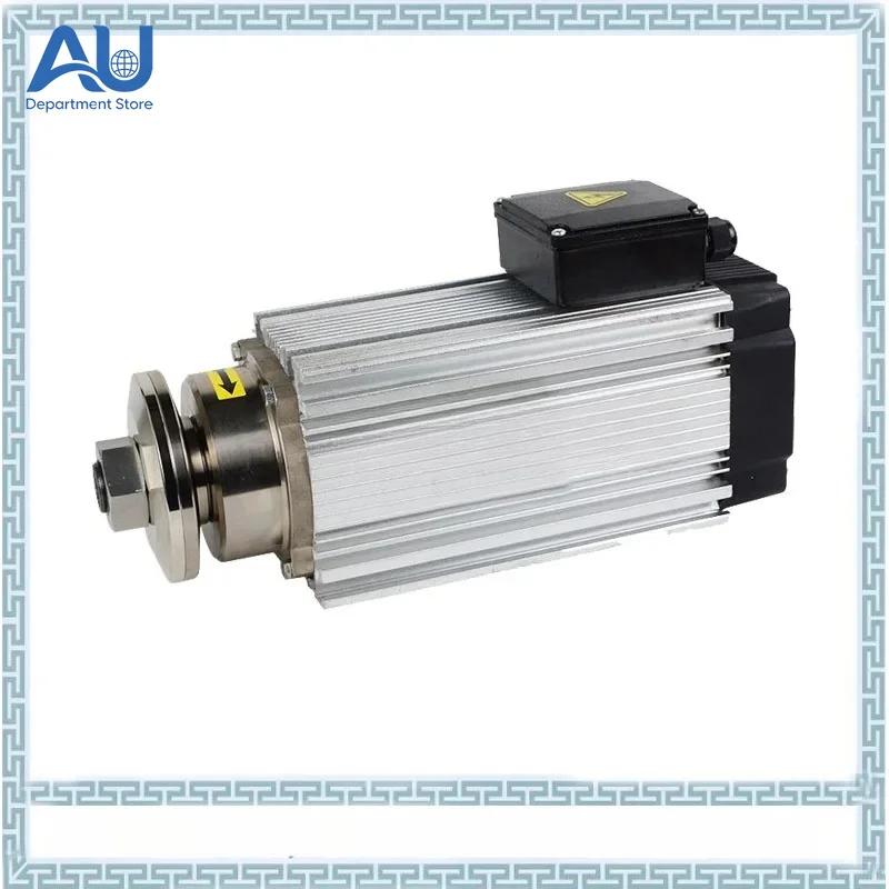 2.2KW Square Air Cooled Spindle Motor 3000/6000RPM For Aluminum Wood Glass Plastic