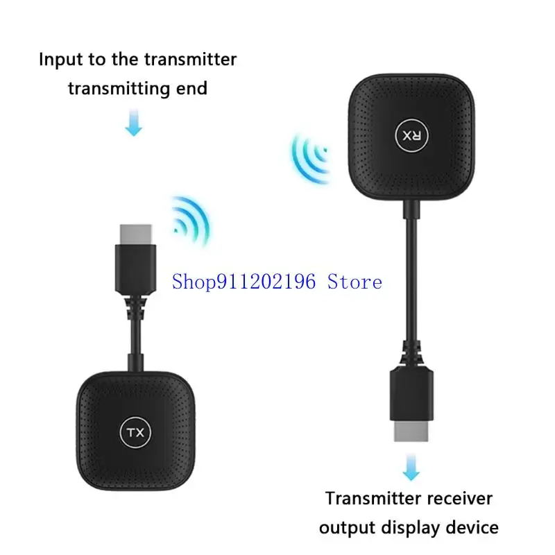 

P82A 50m Type C Wireless HDTV Video Transmitter Receiver Extender Display Adapter