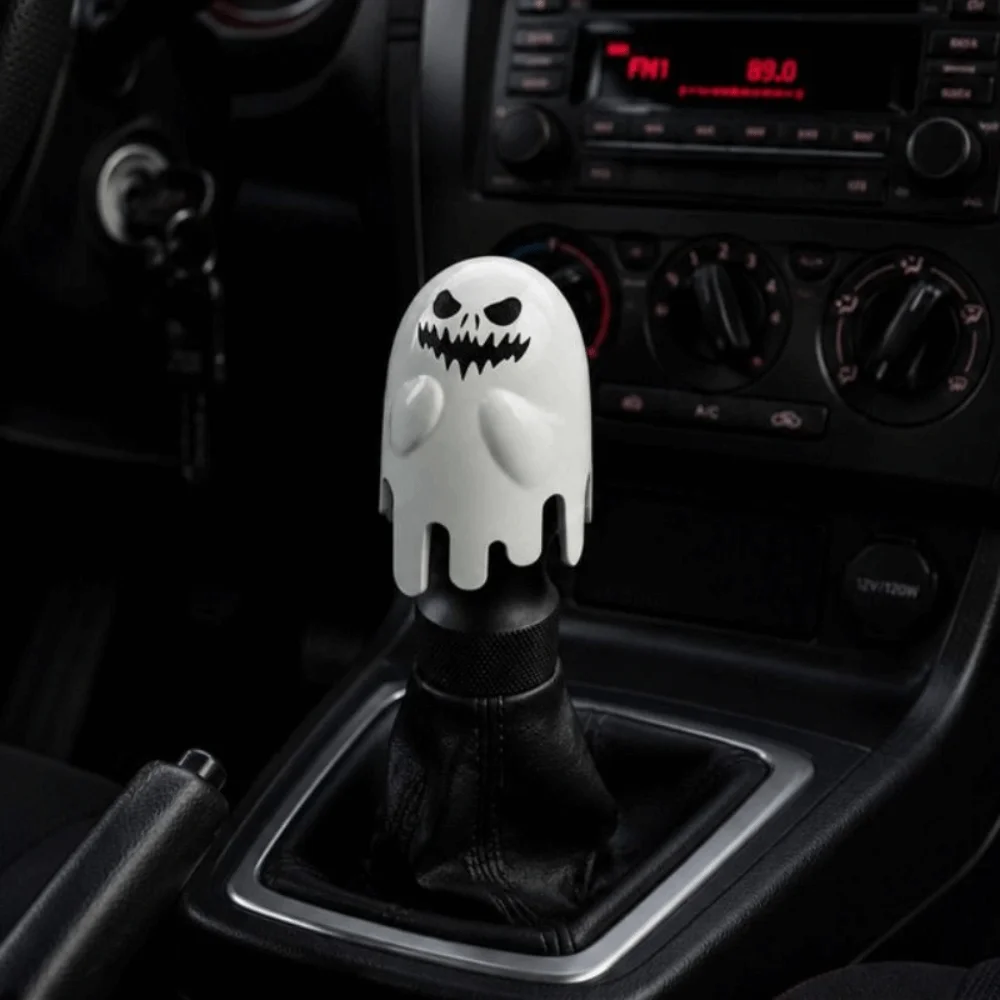 Twist-On Gear Knob Threaded Mount Textured Base Gear Shift Lever Handle Ergonomic Shape Universal Version Gear Lever Knob
