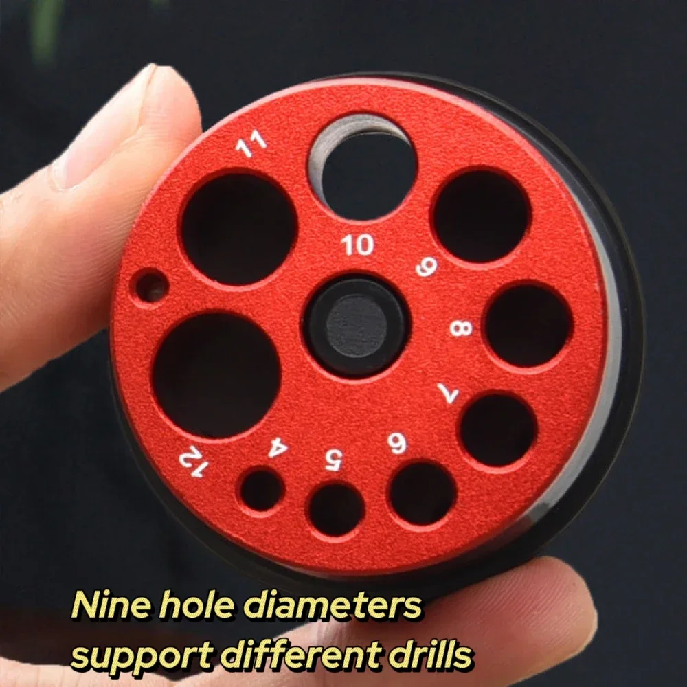 5pcs Electric Hammer Drill Dust Cover ABS Multi-Aperture dust catcher Dust Collector 9 Holes Shockproof AntiSlip Tool Accessorie