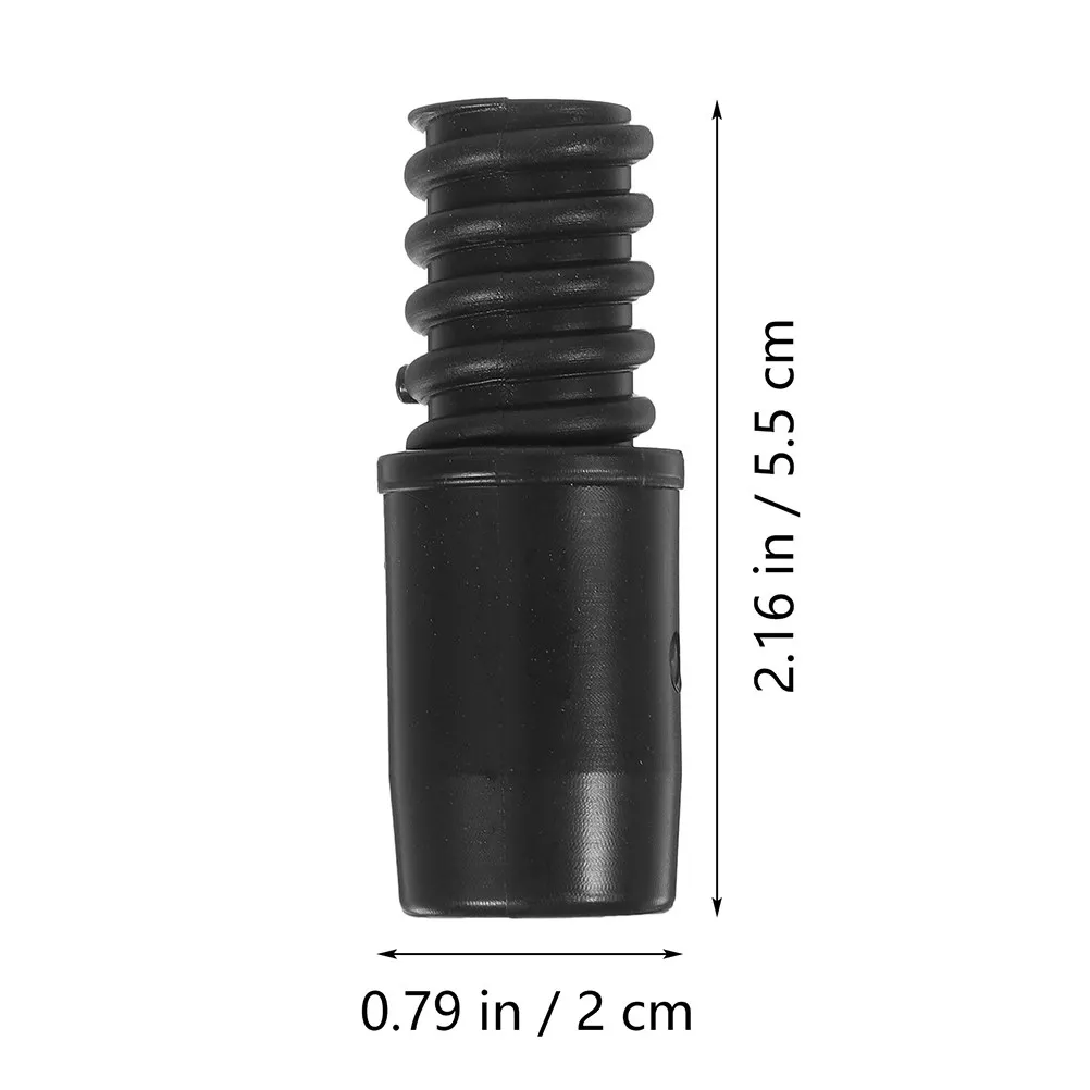 3Pcs Plastic Broom Handle Threaded End Adapter Replacement Tip for Mop Pole Telescopic Extension Rod Household Cleaning Tool