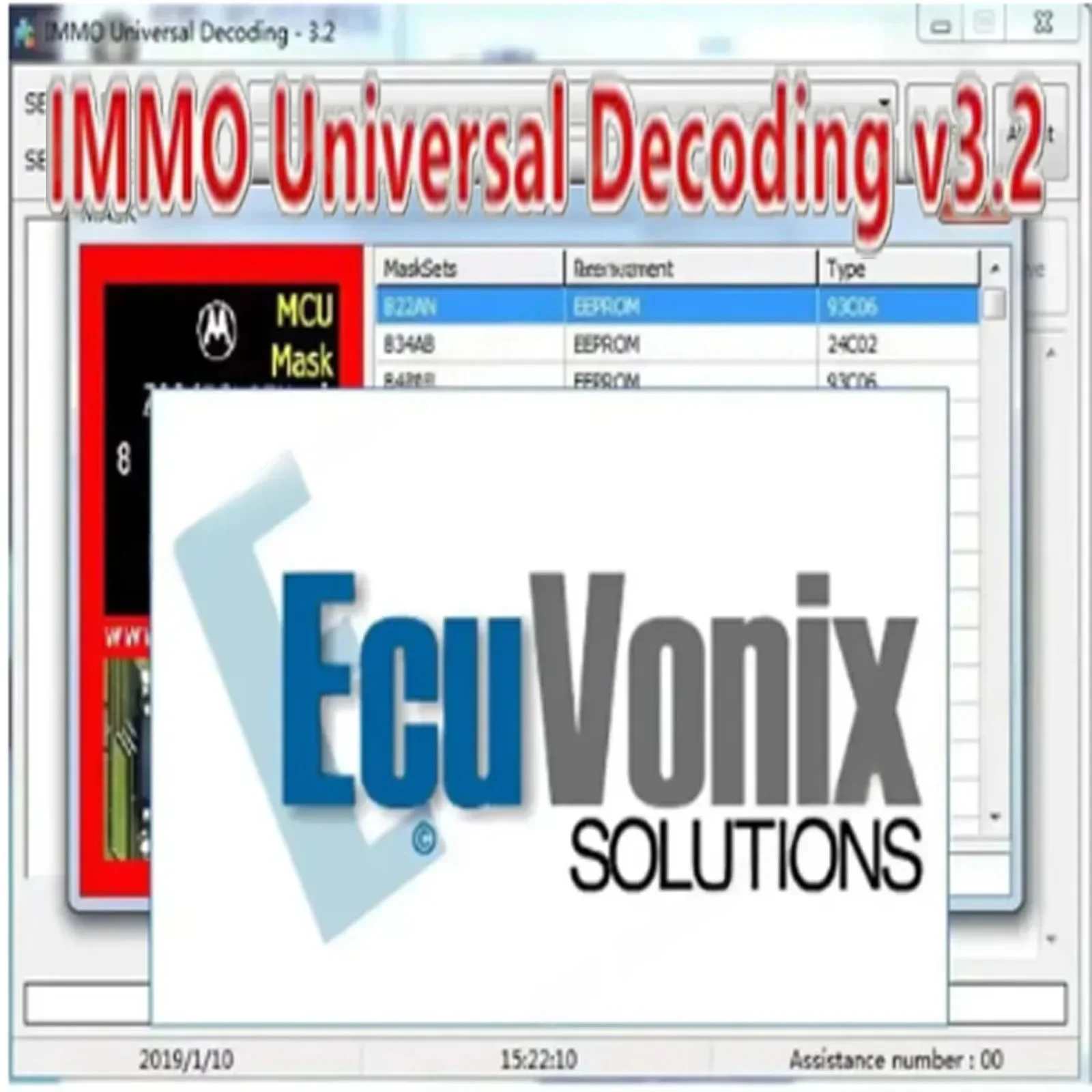 2026hot ECUsafe 2.0 Car Tool Clear Airbag Immo off IMMO Killer V1.1 IMMO Universal Decoding V3.2 Winols 4.7 ECM Titanium 1.61