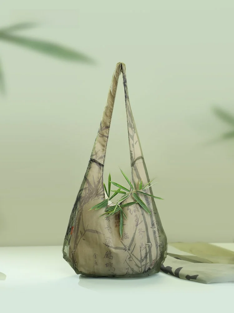 Suzhou Museum Chinese Style Handbag Shoulder Bag Crossbody Bag Birthday Gift for Girlfriend Versatile Traditional Artistic Bag