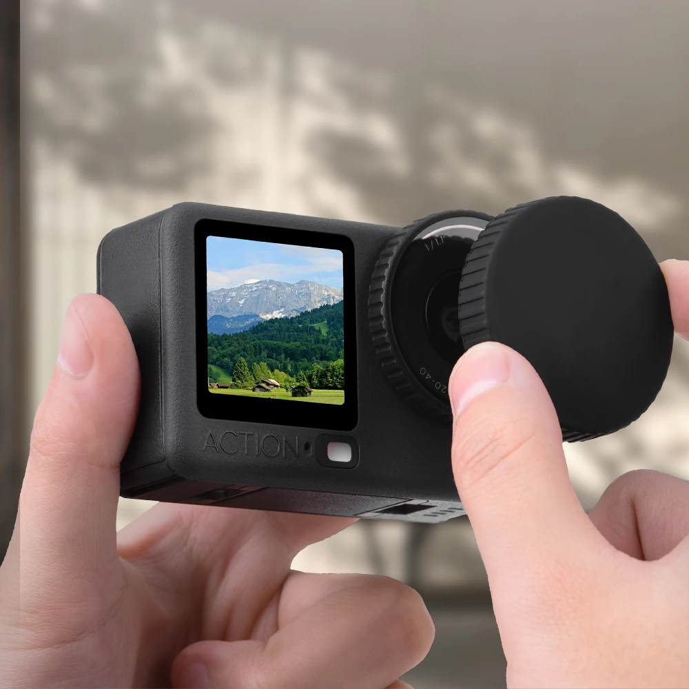 

Silicone Lens Protective Case For DJI OSMO Action 6 Lens Cap Camera Drop Proof Dust Cover Case For DJI Action 6 Camera Accessory