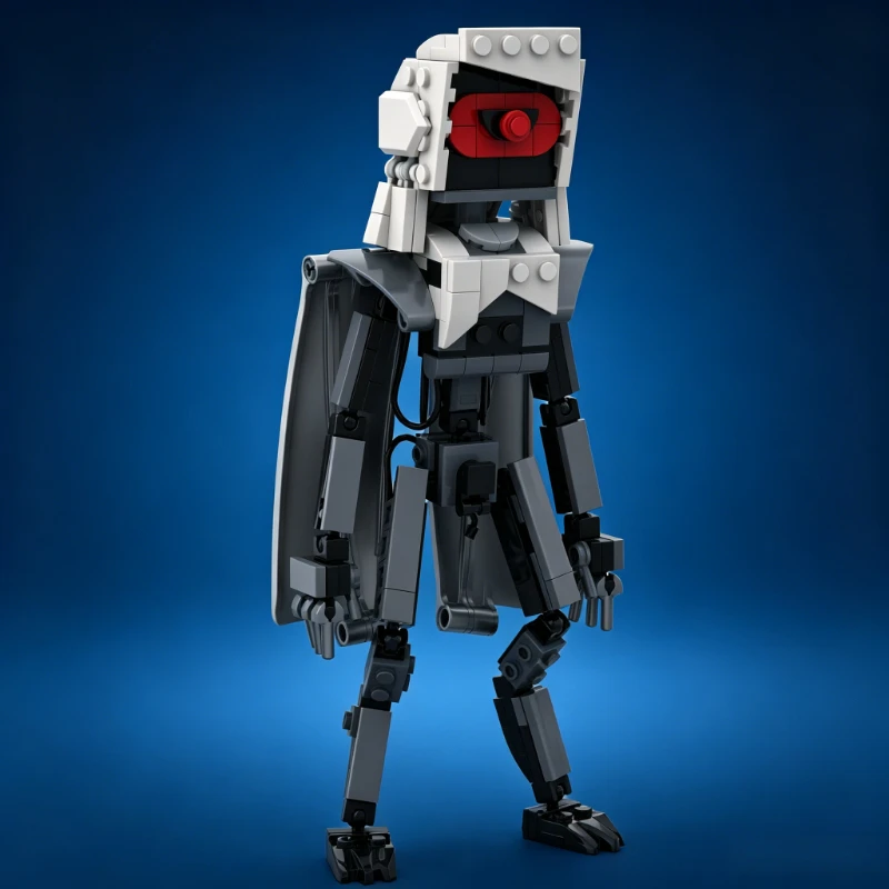 

MOC New PlayGame Character Scientist Building Block Monster Figure Collectible Display Model for Teens Educational Holiday Gift