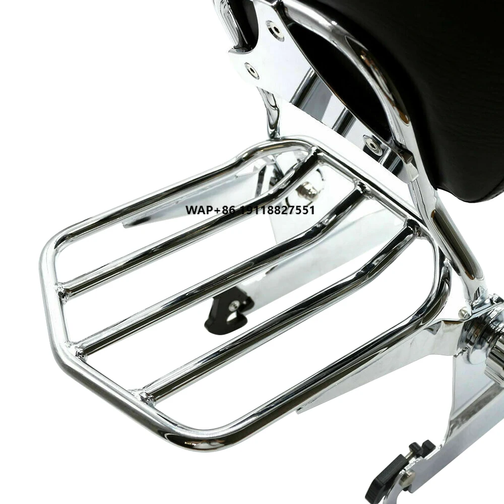 

High Quality Superior Quality and Durable Adjustable Sissy Bar Luggage Rack Bracket for Softail FLST 00-18