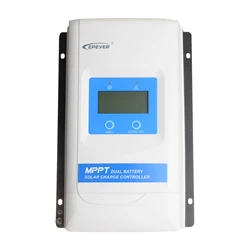 Epever 30A 20A Dual Battery MPPT Solar Controller Max PV 100V DuoRacer Battery Solar Regulator 12V/24V Duo Battery Charger