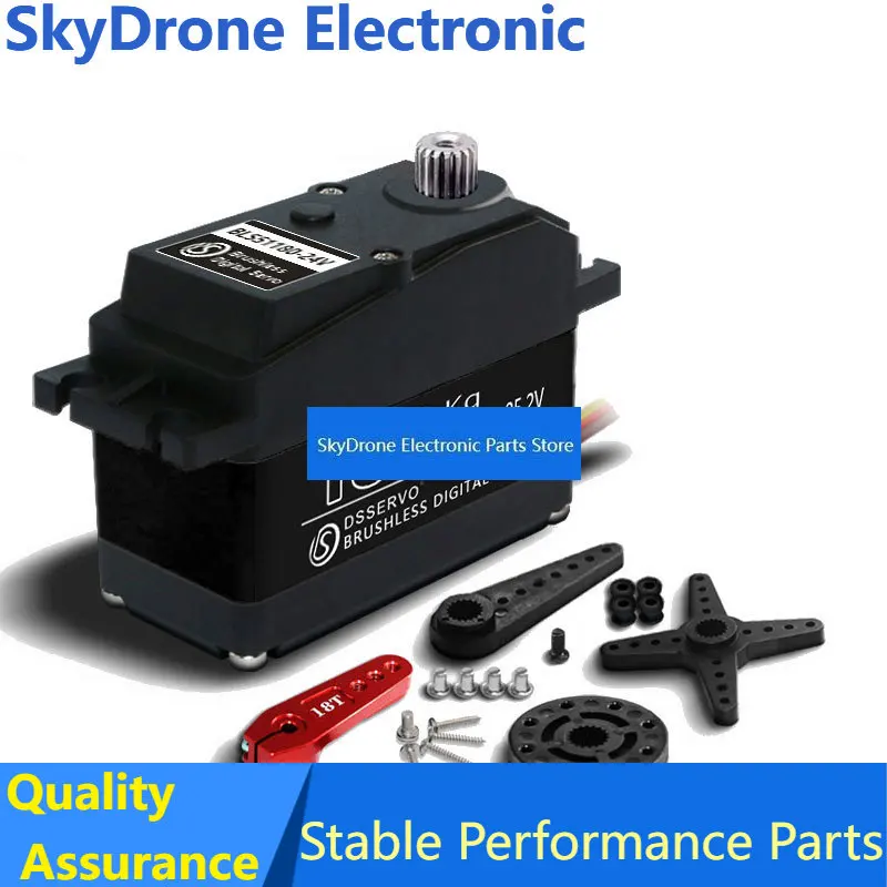 SkyDEl180KG 12V 24V Metal Gear Digital Servo 180°/270° High Torque Brushless Servo For 1:5 Baja 5B SS Redcat HPI RC Robot