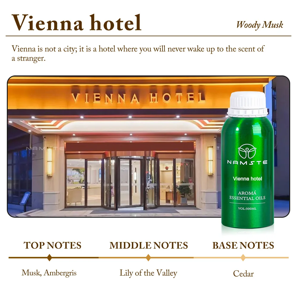NAMASTE Ondersteuning Dropshipping 500ML Hotel Collectie Essentiële Olie Geur Luxe Hotel Geïnspireerde Parfums Aroma Essentiële Olie