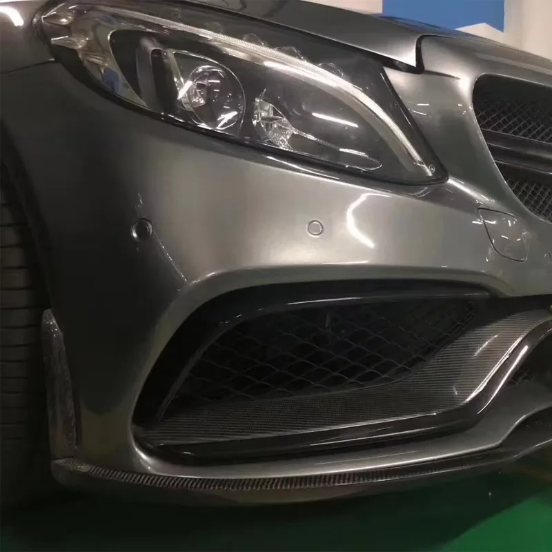 

STLFW205 C63 PSM Style Carbon Fiber Front Spoiler Lip for C-Class W205 C63