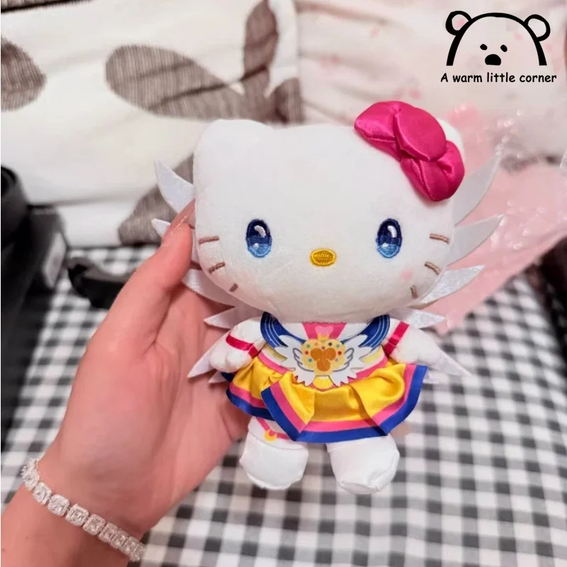 

Cute Kt Cat Transforms A Plush Toy Pendant Kt Cat Plush Doll Backpack Hanging Decoration Keychain A Cute And Creative Gift