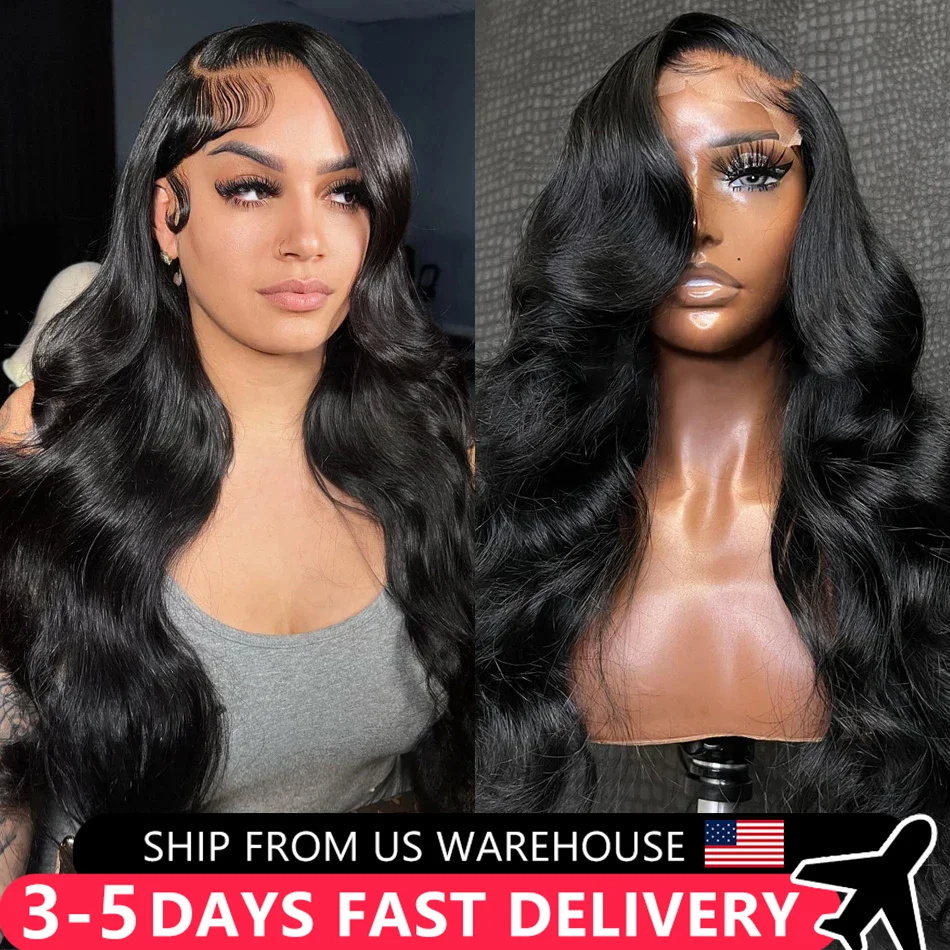 30 32Inches Body Wave Lace Wig 13x4 Transparent Lace Front Human Hair Wigs 180 Density 13x6 Body Wave Lace Frontal Wig MYLOCKME