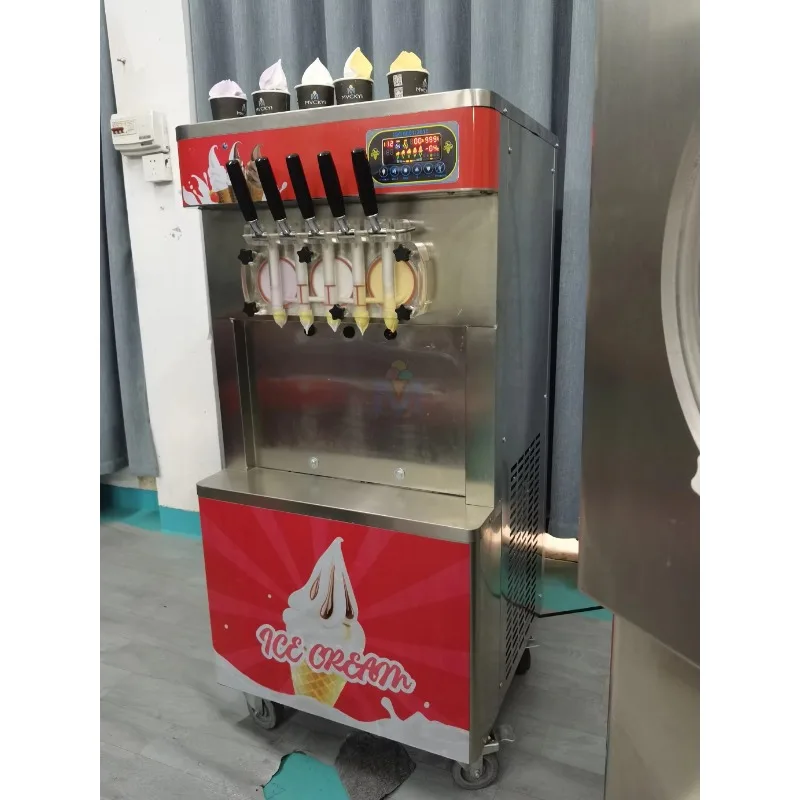 5 flavors soft serve portable ice cream machine icecream maker small mini soft home ice cream machine