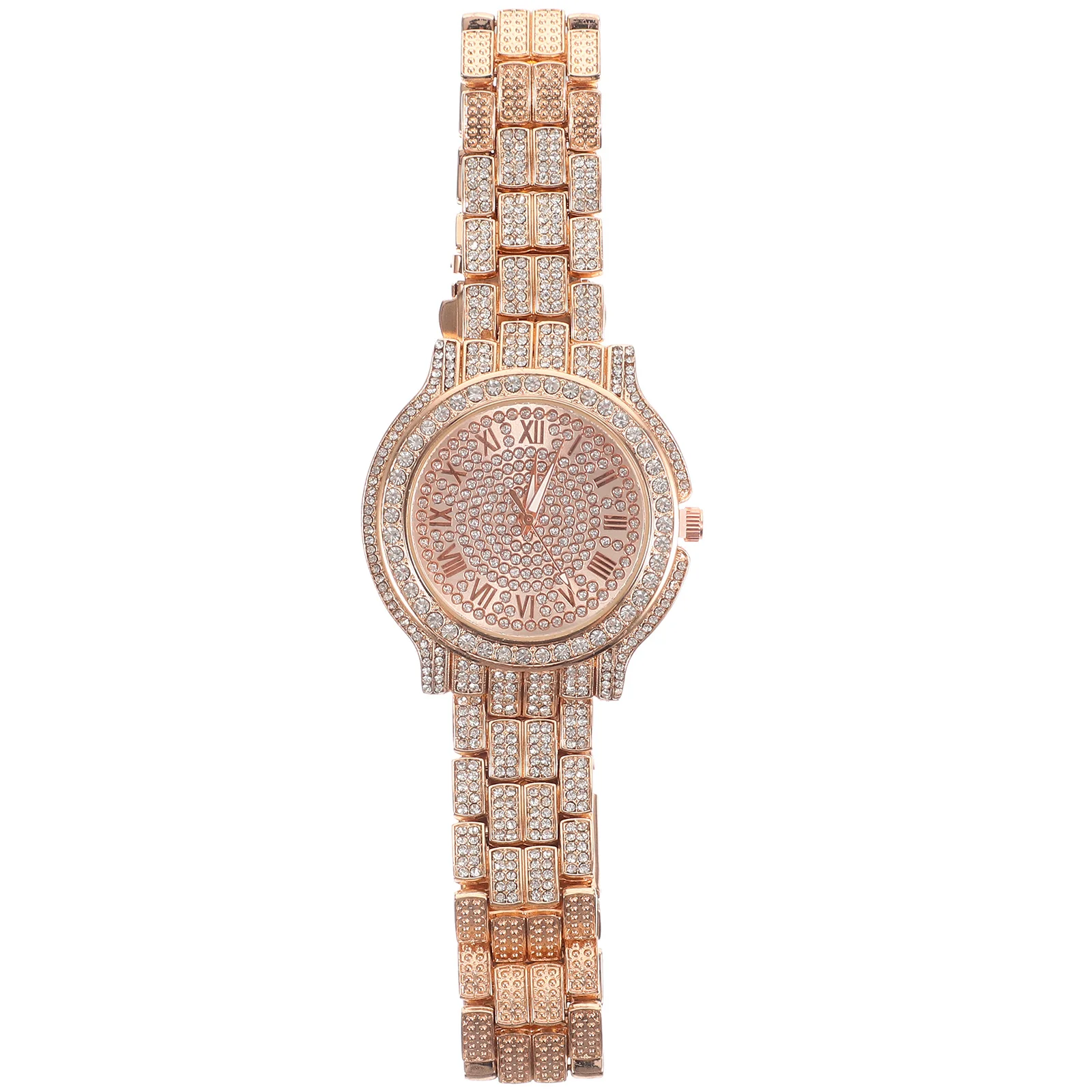 Женские часы со стразами, кварцевый сплав, хрустальное стекло, водонепроницаемые, стильные, повседневные, модные для девочек, наручные аксессуары, декоративные, римские