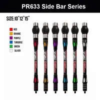 Topoint PR633 Stabilizer Side Bar 10/12/15 Inches 3K Pure Carbon Fiber For Compound Bow Archery Shooting