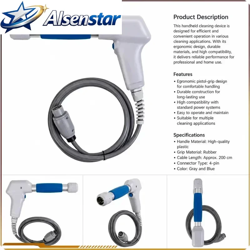 Shockwave Therapy Device Handle Accessory Replacement Massage Probe for Neck Shoulder Muscle Relief Body Physiotherapy