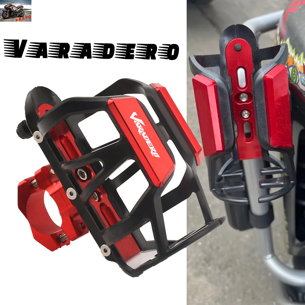 Logo For Honda Varadero XL1000 XL125 XL 125 Accessories Water Bottle Bracket Mount Alloy Supplies Equipments Drink Cup Holder