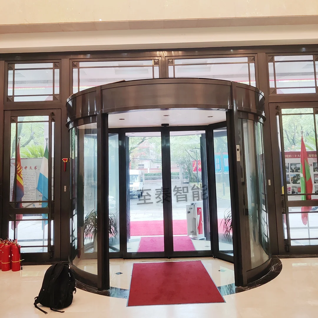 Hotel Revolving Door Series Two-flap Automatic Revolving Door