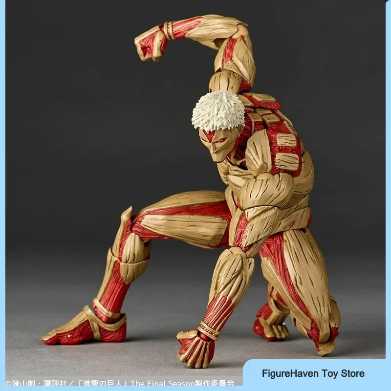 驚異の山口進撃の巨人装甲巨人モデルキットコレクタブルトレンディおもちゃアニメコ可動アクションフィギュア男の子ギフト