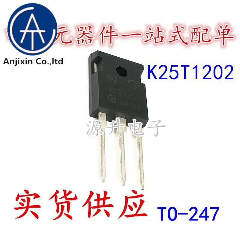 10 Buah 100% Asli Baru K25T1202 K25T120 IGBT Induksi Cooker Daya Transistor TO-247