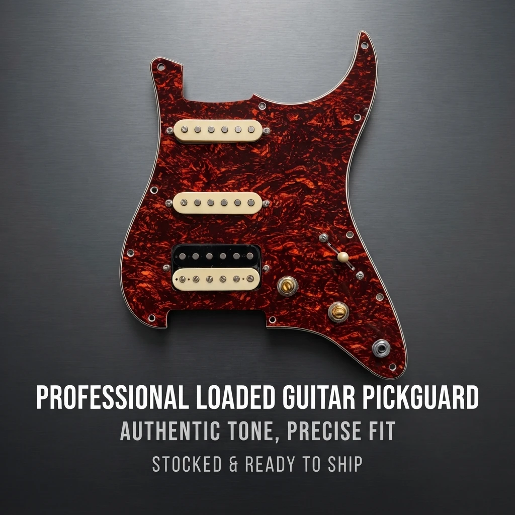 Vintage SSH Loaded ST Pickguard Pre‑wired Electric Guitar Pickups Set Alnico 5 Neck 6.5K Middle 6.5K Bridge 8.5K Tortoise Shell